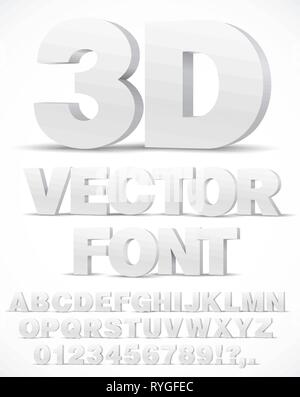 Vector font l'alphabet Illustration de Vecteur