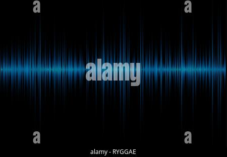 Equalizer bleu abstrait Illustration de Vecteur