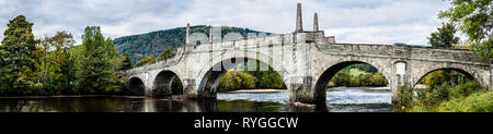 Panorama de patauge mariée, Aberfeldy Banque D'Images