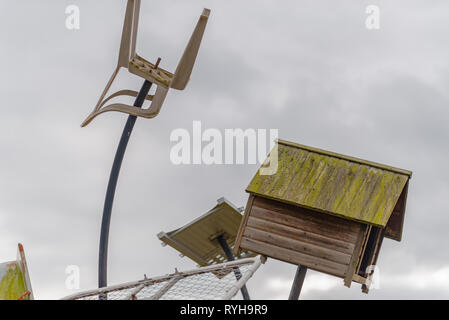 WEST BRETTON, UK - 30 SEPTEMBRE 2018 : Sculptures du Yorkshire Sculpture Park Banque D'Images