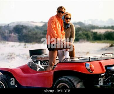 STEVE MCQUEEN, Faye Dunaway, L'AFFAIRE THOMAS Crown, 1968 Banque D'Images