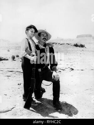 PATRICK WAYNE, JOHN WAYNE, RIO GRANDE, 1950 Banque D'Images