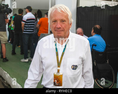 Charlie Whiting PHOTOS FICHIER F1 14 mars 2019 Le directeur est mort. MELBOURNE, VI - 07.11.2014 : MORRE CHARLIE WHITING DIRECTEUR DA F1 - FIA Charlie Whiting, directeur de Formule Un est mort ce matin (14 mars 2019) à Melbourne à l'âge de 66 ans à la suite d'une embolie pulmonaire, trois jours avant le Grand Prix d'Australie, qui ouvrira la saison. F1. Il a commencé sa carrière en F1 1977, le travail à l'équipe Hesketh, puis dans les années 80 dans Brabham. Crédit : Foto Arena LTDA/Alamy Live News Banque D'Images