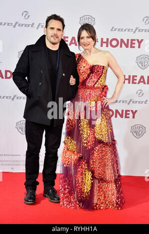 Matt Dillon et Emily Mortimer assistant à la tête pleine de 'Honey' première européenne au Zoo Palast le 12 mars 2019 à Berlin, Allemagne. Banque D'Images