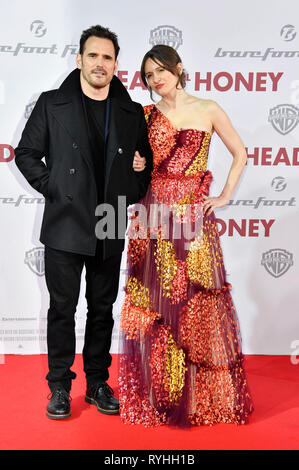 Matt Dillon et Emily Mortimer assistant à la tête pleine de 'Honey' première européenne au Zoo Palast le 12 mars 2019 à Berlin, Allemagne. Banque D'Images