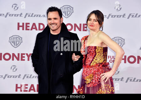 Matt Dillon et Emily Mortimer assistant à la tête pleine de 'Honey' première européenne au Zoo Palast le 12 mars 2019 à Berlin, Allemagne. Banque D'Images