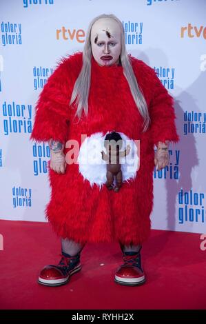 Madrid, Espagne. Mar 13, 2019. 13/03/2019.- Le Premier ministre en Madrid de la ultima pelicula de Pedro Almodovar 'Douleurs y Gloria'.- Crédit photo : CORDON PRESS/Alamy Live News Banque D'Images