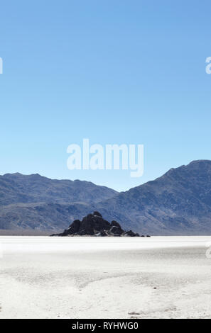 La Tribune et l'Hippodrome, la Death Valley, USA. Banque D'Images