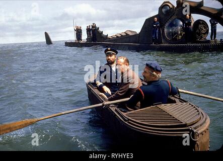 JAMES MASON, PAUL LUKAS, 20 000 lieues sous la mer, 1954 Banque D'Images