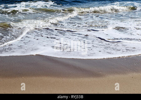 En reflux Surf Lavalette, New Jersey, USA Banque D'Images