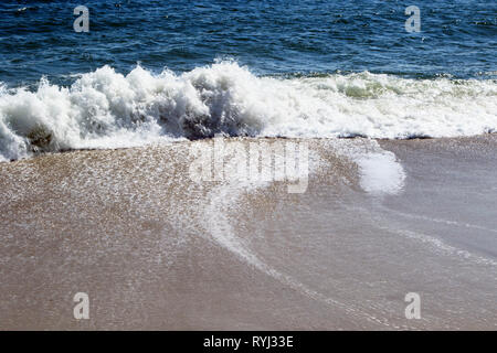 En reflux Surf Lavalette, New Jersey, USA Banque D'Images