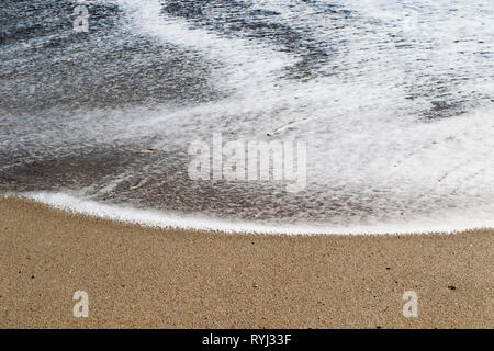 En reflux Surf Lavalette, New Jersey, USA Banque D'Images