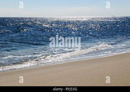 En reflux Surf Lavalette, New Jersey, USA Banque D'Images