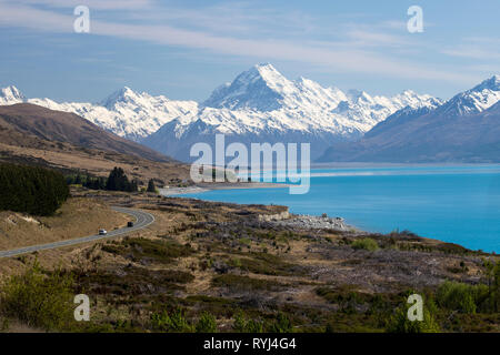 Mount Cook Nouvelle Zélande Banque D'Images