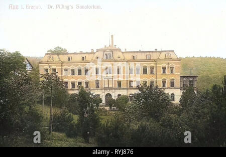 Bâtiments Spa en Saxe, 1909, Erzgebirgskreis, Hartha, M. Pillings, Sanatorium, Allemagne Banque D'Images