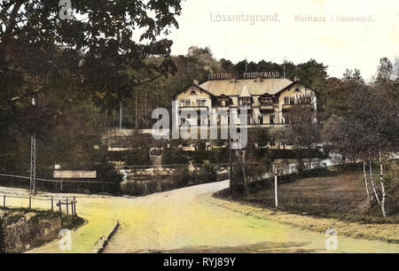 Bâtiments Spa en Saxe, Lößnitzgrund, 1909, Landkreis Meißen, Bad Kissingen, Kurhaus Bad Soden-Salmünster, Allemagne Banque D'Images