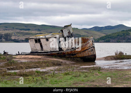 Shipwreck Point Reyes Banque D'Images