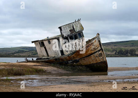 Shipwreck Point Reyes Banque D'Images