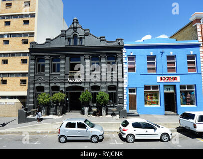 Haas Café sur Buitenkant Street à Cape Town, Afrique du Sud. Banque D'Images