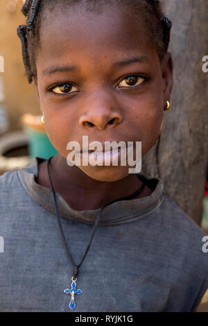 Tenkodogo girl, Burkina Faso. Banque D'Images