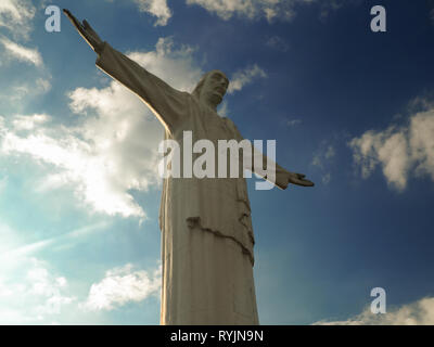 Christo Rey statue en Cali Colombie Banque D'Images