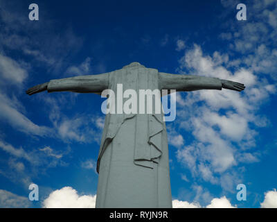 Christo Rey statue en Cali Colombie Banque D'Images