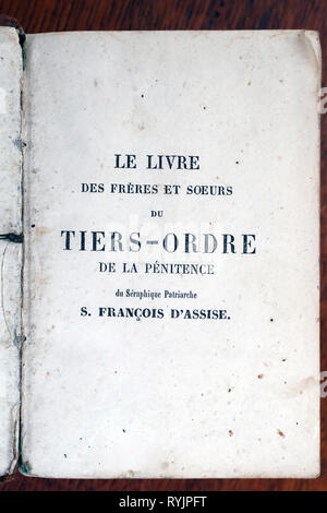 Règles monastiques. La France. Banque D'Images