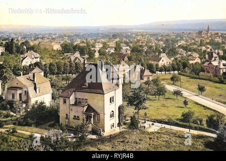 Villenkolonie Altfriedstein, Niederlößnitz Kötzschenbroda Radebeul (1911),,, Landkreis Meißen, Radebeul, Niederlößnitz, Allemagne Banque D'Images