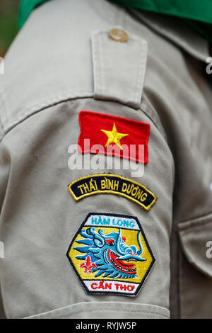 Le mouvement scout. Boy-scout. Can Tho. Le Vietnam. Banque D'Images