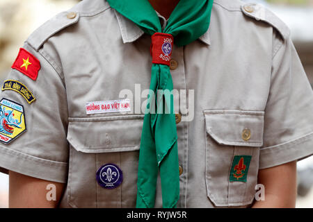 Le mouvement scout. Boy-scout. Can Tho. Le Vietnam. Banque D'Images