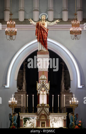 L'église de saint Philippe ( Huyen Sy Church ). Ho Chi Minh Ville. Le Vietnam. Banque D'Images