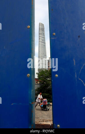 Bitexco Financial Tower. District 1. Ho Chi Minh Ville. Le Vietnam. Banque D'Images