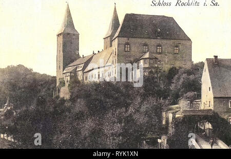 Schloss Rochlitz, portes du château en Saxe, 1913, Landkreis Mittelsachsen, Rochlitz, Schloß, Allemagne Banque D'Images