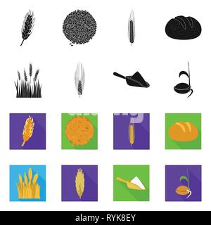 L'orge de printemps, pain, farine, graines,spike,graines,hiver,repas,grandir,dur,Culture,,ecope,root,alimentation,terrain,céréales,petit-déjeuner, un champ d'avoine,,chignon,oreille,sprout bran,sain,campagne,germination,golden,agriculture,agriculture,seigle,plantes,blé,maïs,grain,récolte,ferme,,champ,set,icône,,illustration,collection,isolé,design,graphisme,élément vecteur vecteurs,signer , Illustration de Vecteur