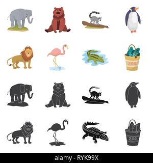 Elephant,porter,lemur,penguin,lion,crocodile,flamingo,mignon,benne,brun,monkey,blanc,rose,alligator,creche,poisson,Afrique,jungle,complet,sommeil,arbre,sauvage mane,funny, pêche,,Russie,sud,nord,tropical,tête,nature,faune,fun,loisirs,parc,zoo safari,animal,flore,forêt,set,icône,,illustration,collection,isolé,design,graphisme,élément vecteur vecteurs,signer , Illustration de Vecteur