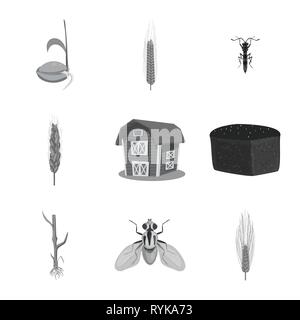 Seed,voler,printemps,grenier,pain,etuve,orge,hiver,s,insectes,spike,root,bâtiment,germination Blé Céréales,insecticide,remise,pain,Culture,vélo,processus,vert,killer,petit déjeuner,croissance,DE,plantation,usine,seigle blé,maïs,grain,récolte,ferme,terrain,agriculture,agriculture,,set,icône,,illustration,collection,isolé,design,graphisme,élément signe,gris,noir,vecteurs vecteur , Illustration de Vecteur