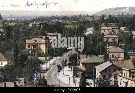 Oberlößnitz, bâtiments à Radebeul, 1912, Landkreis Meißen, Radebeul, Allemagne Banque D'Images