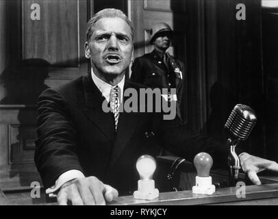 BURT LANCASTER, jugement de Nuremberg, 1961 Banque D'Images