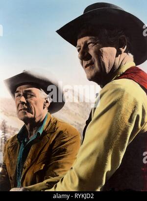 SCOTT,MCCREA, RIDE THE HIGH COUNTRY, 1962 Banque D'Images