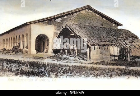 Mission San Fernando Rey de España, 1903, Californie, Mission San Fernando Rey de España Convento, San Fernando, San Fernando Mission', États-Unis d'Amérique Banque D'Images