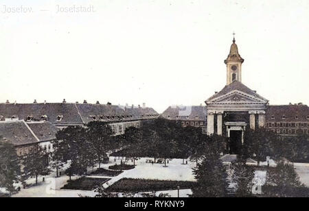 Bâtiments de Josefov (Jaroměř), forteresse de Josefov, 1912, région de Hradec Králové, Neubau Banque D'Images