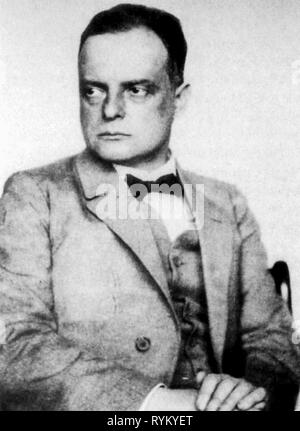 Paul Klee (1879-1940), portrait photographique par Hugo Erfurth, 1927 Banque D'Images