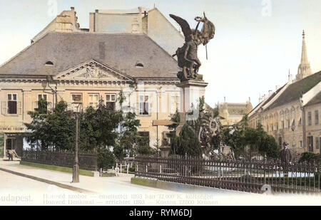 Honvéd Memorial par György Zala (Budapest), 1903 à Budapest, Budapest, 1903, Honved, Denkmal, Hongrie Banque D'Images