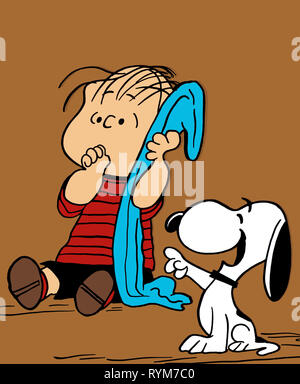 LINUS, SNOOPY, un garçon nommé Charlie Brown, 1969 Banque D'Images
