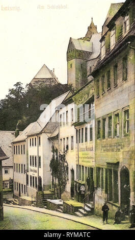 Burg Mildenstein, bâtiments à Leisnig, 1905, Landkreis Mittelsachsen, Leisnig, suis Schloßhof, Allemagne Banque D'Images