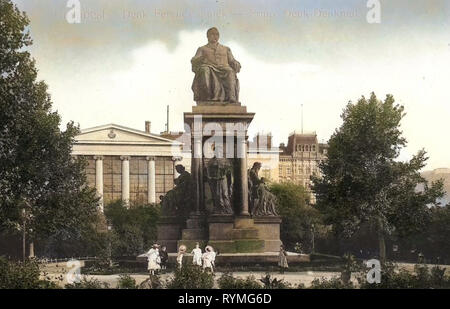 Ferenc Deák monument à Budapest District V, 1907, Budapest, Hongrie, Franz Deak Denkmal Banque D'Images