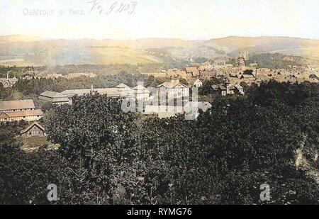 Bâtiments de Osterode am Harz, 1907, Basse-Saxe, Osterode, Harz, Allemagne Banque D'Images