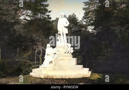 Monument d'Alajos Stróbl par Ignaz Semmelweis, 1908, Budapest, Semmelweiss, Denkmal auf dem Elisabethplatz, Hongrie Banque D'Images