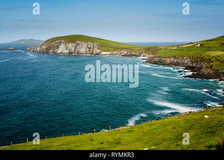 Coumeenoole Beach à Dunmore Head dans le comté de Dingle Kerry Banque D'Images