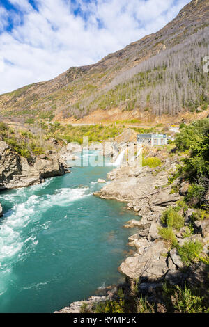 Kawarau Roaring Meg, Gorge, près de Cromwell, New Zealand. Banque D'Images